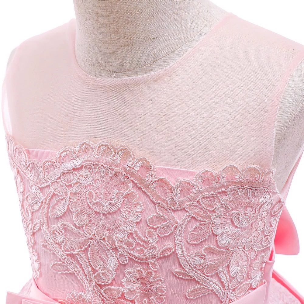 Luxury Floral Embroidered Birthday Wedding Princess Dress 5033 - Picture 5 of 8